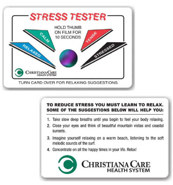 Stress testing card