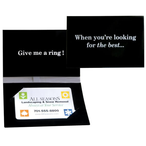 ringing business card holder